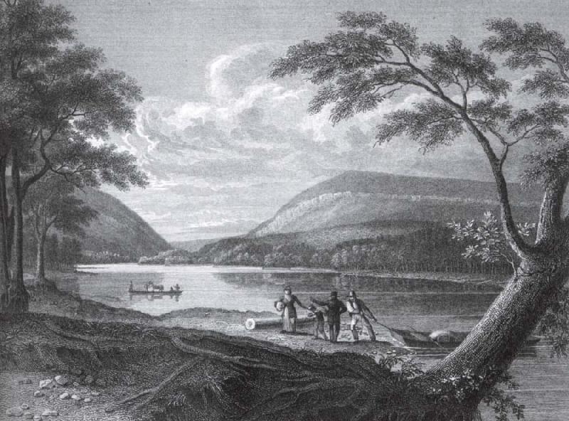 Asher Brown Durand Delaware Water Gap oil painting picture